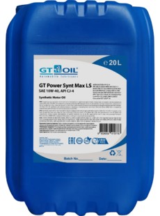 Масло моторное GT OIL Power Synt Max LS 10W-40